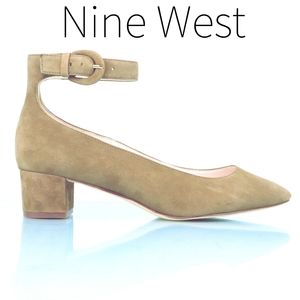 Nine West | Brianyah Suede Ankle Strap Pumps NWOT